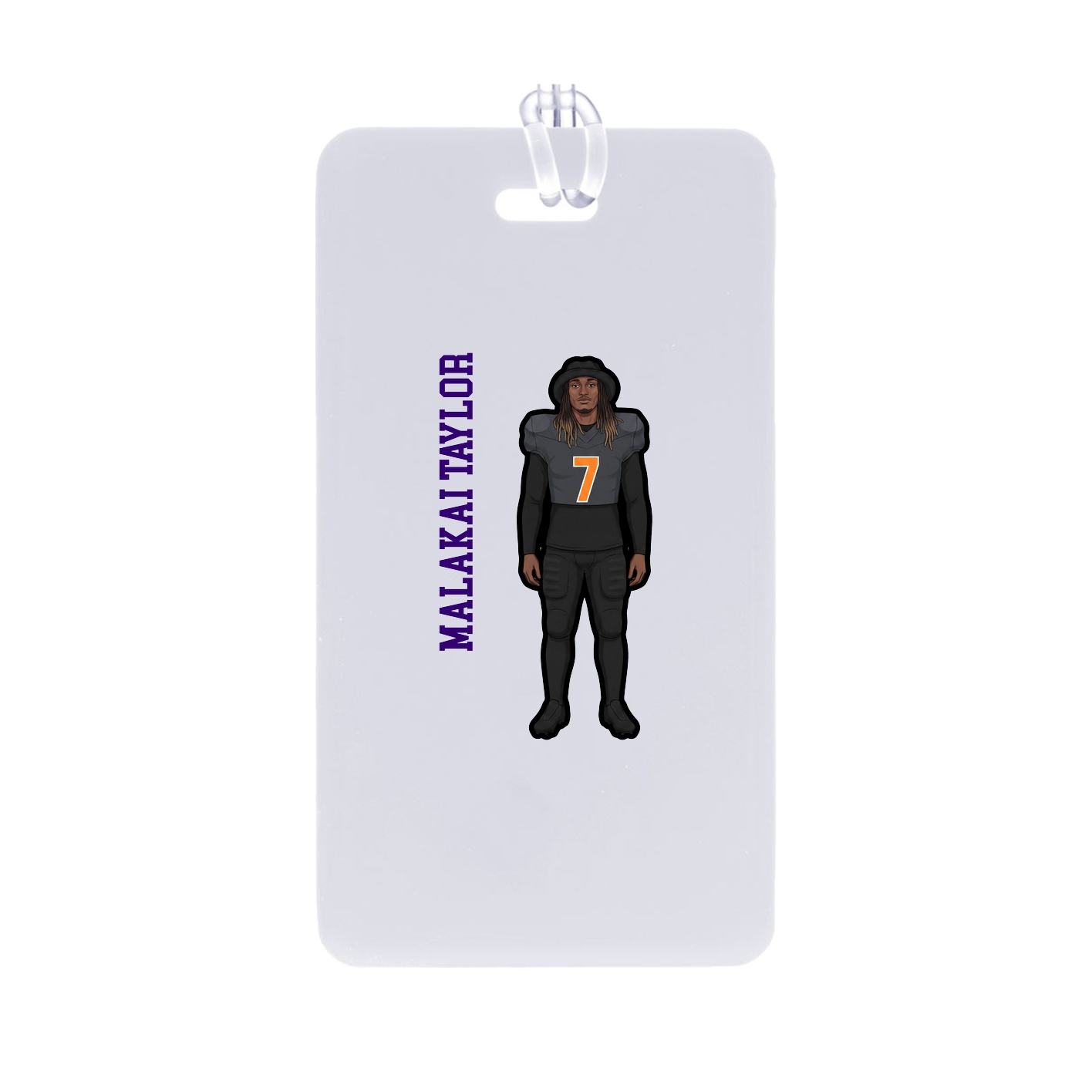 Bag Tag — Name Vertical in Classic