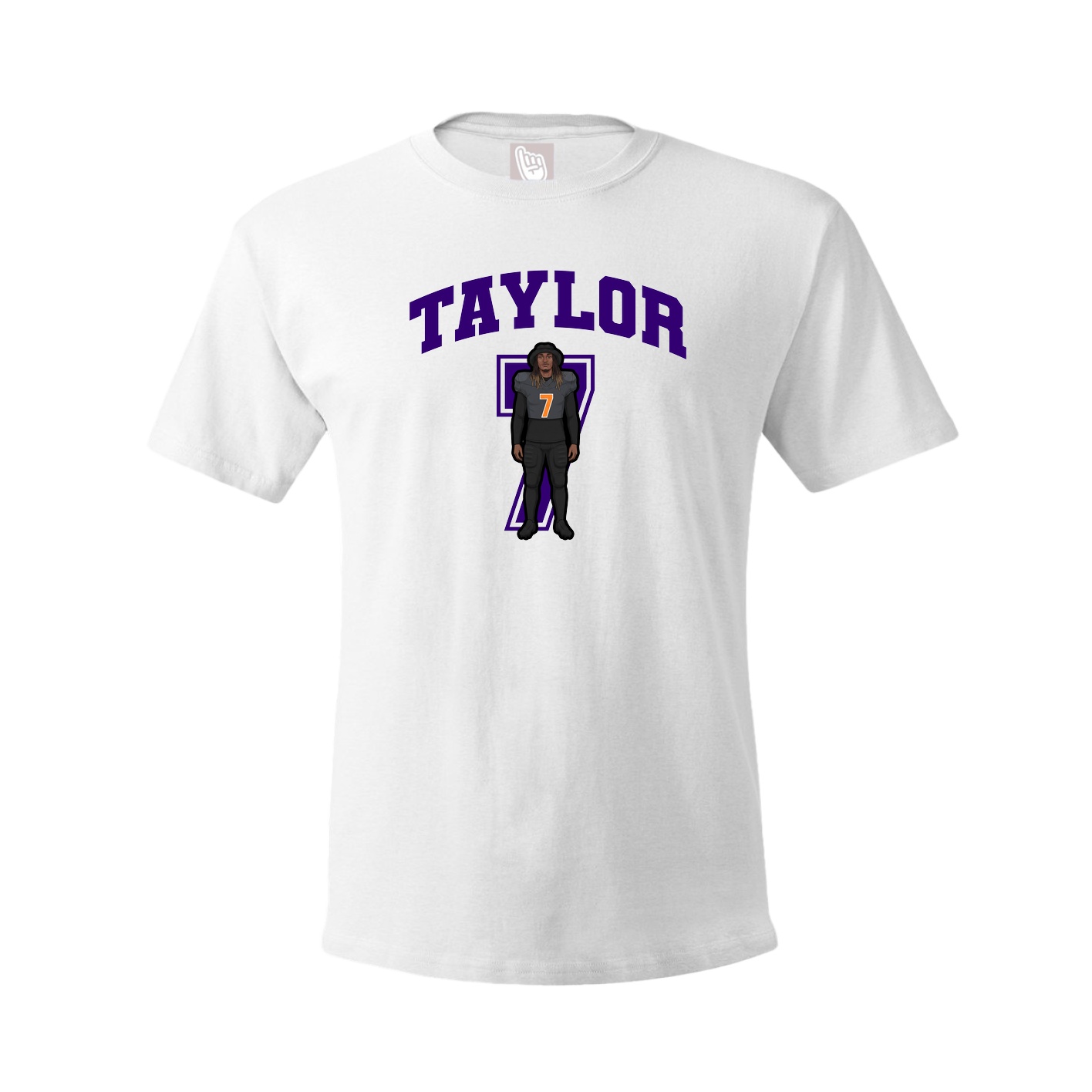 Tee — Number in White