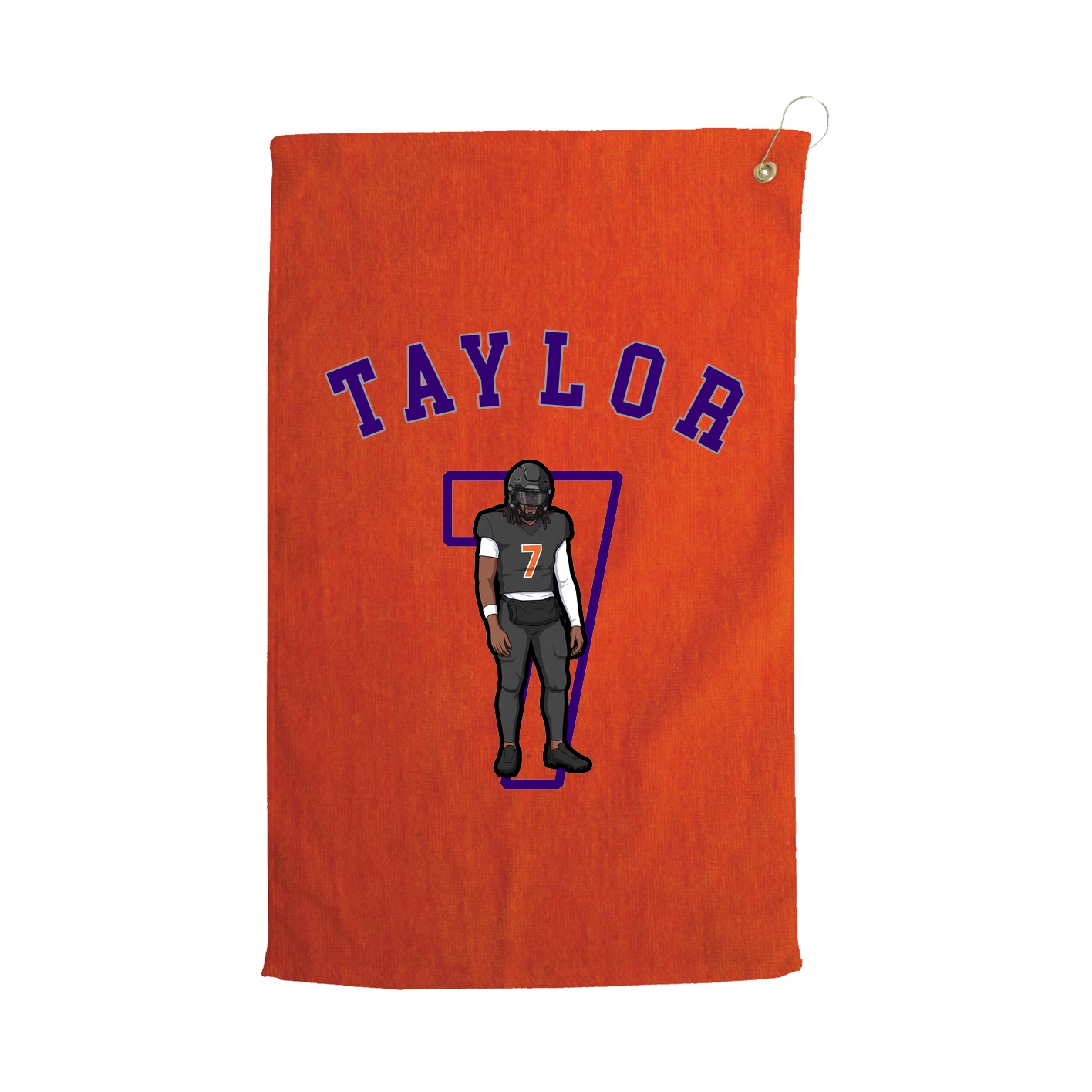 Golf Towel — Shirsey Arch in Orange