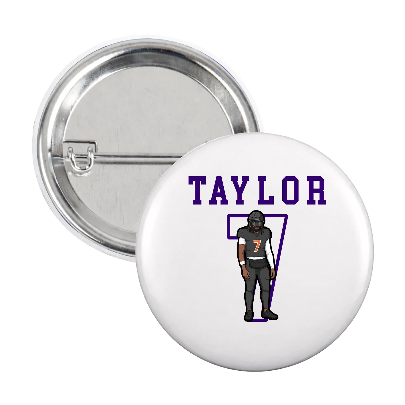 Game Day Button — Shirsey in White