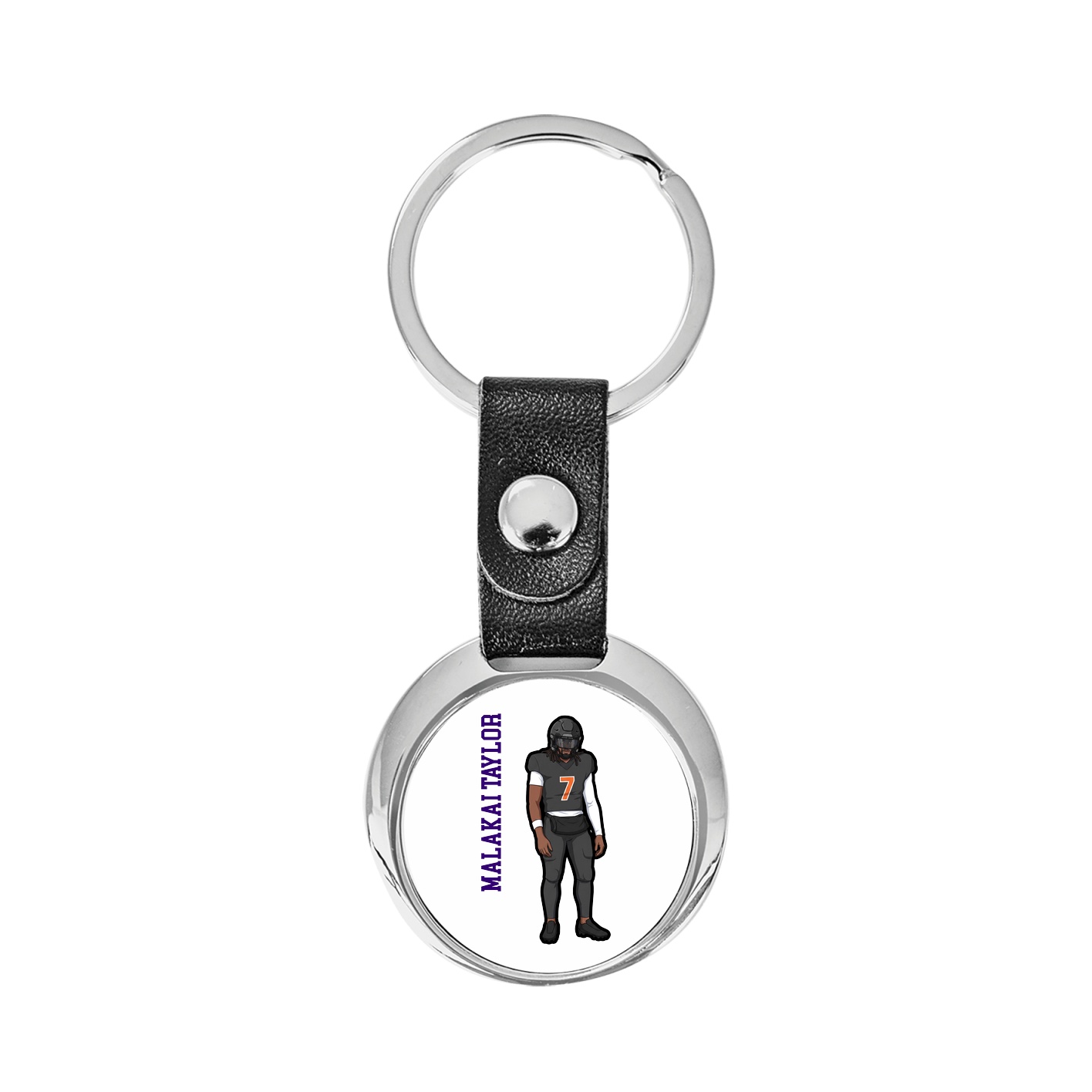 Key Chain — Name Vertical in Classic