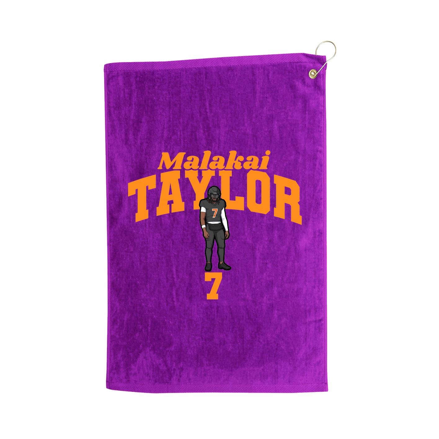 Golf Towel — Signature Arch in Purple