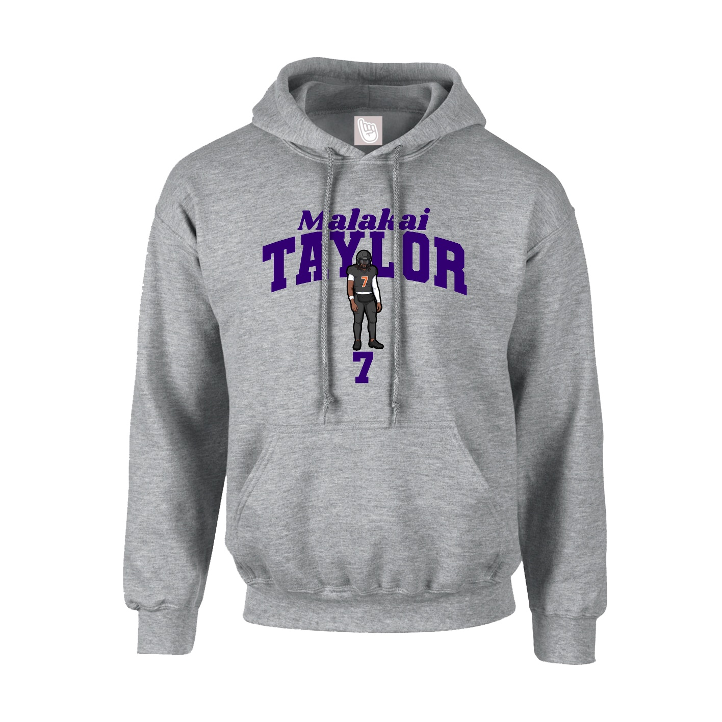 Hoodie — Signature Arch in Grey