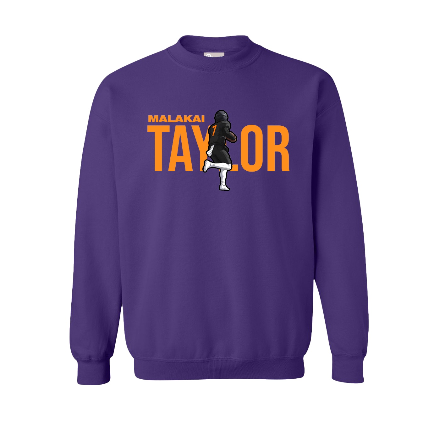 Fleece Crew — Player Name in Purple