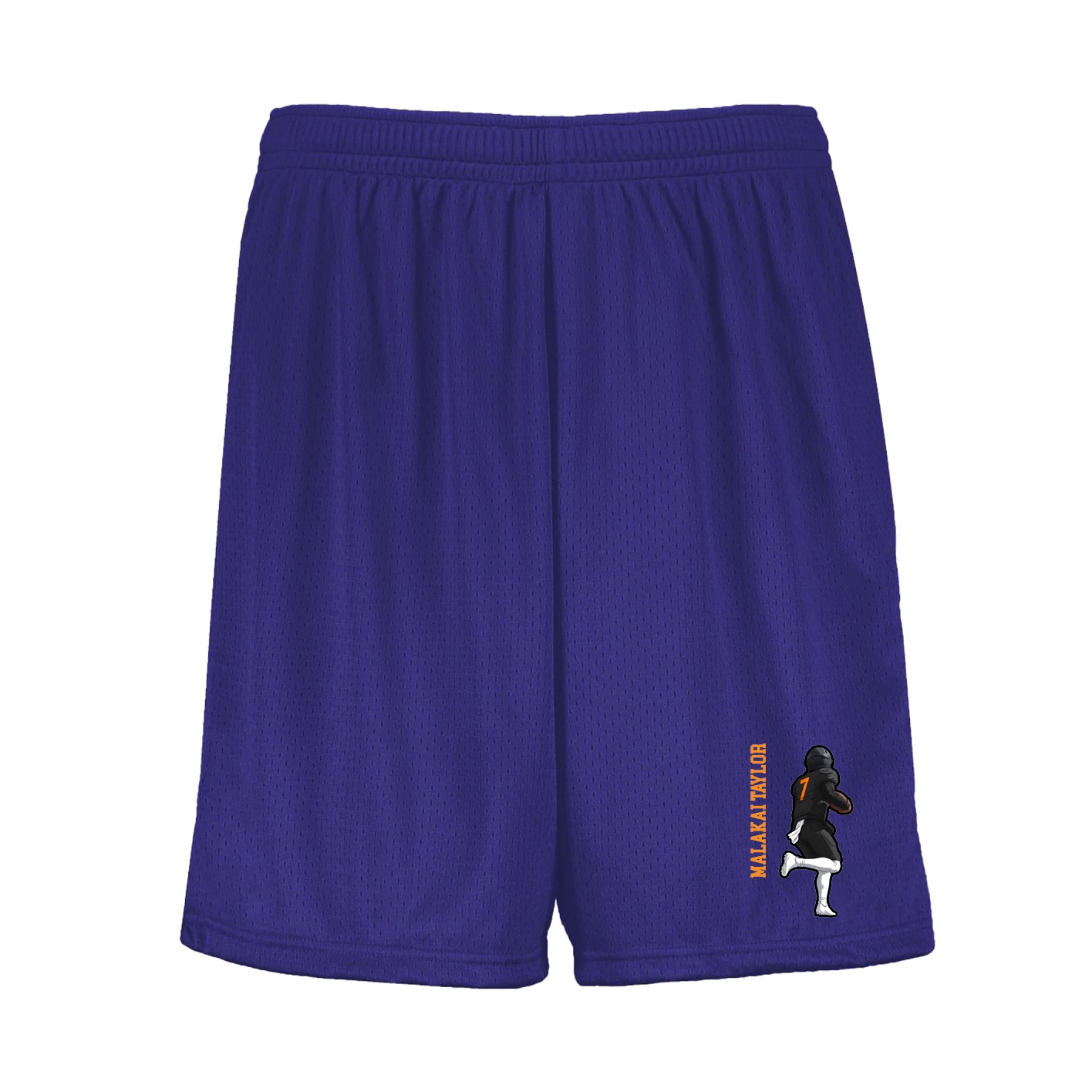 Shorts — Name Vertical in Purple