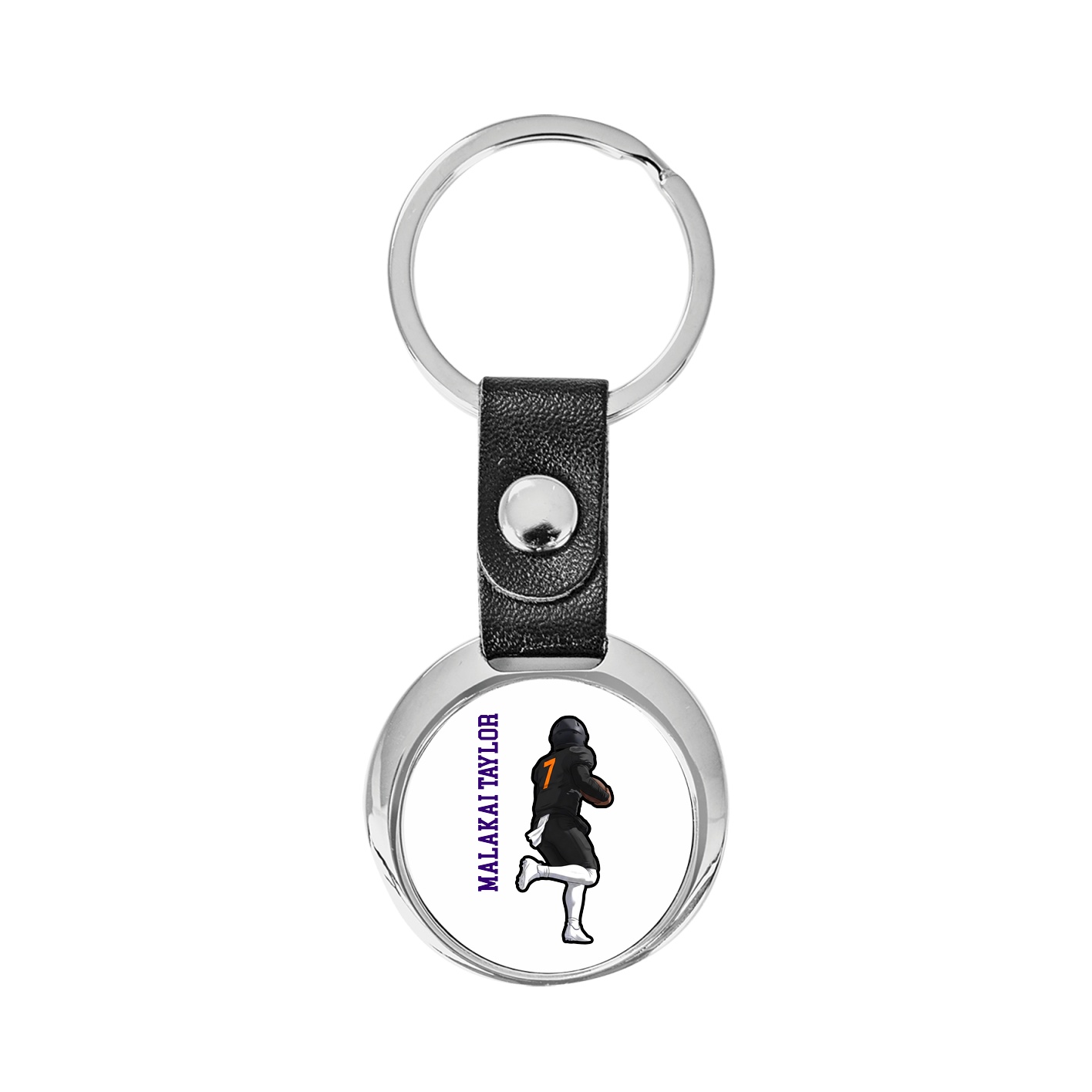 Key Chain — Name Vertical in Classic