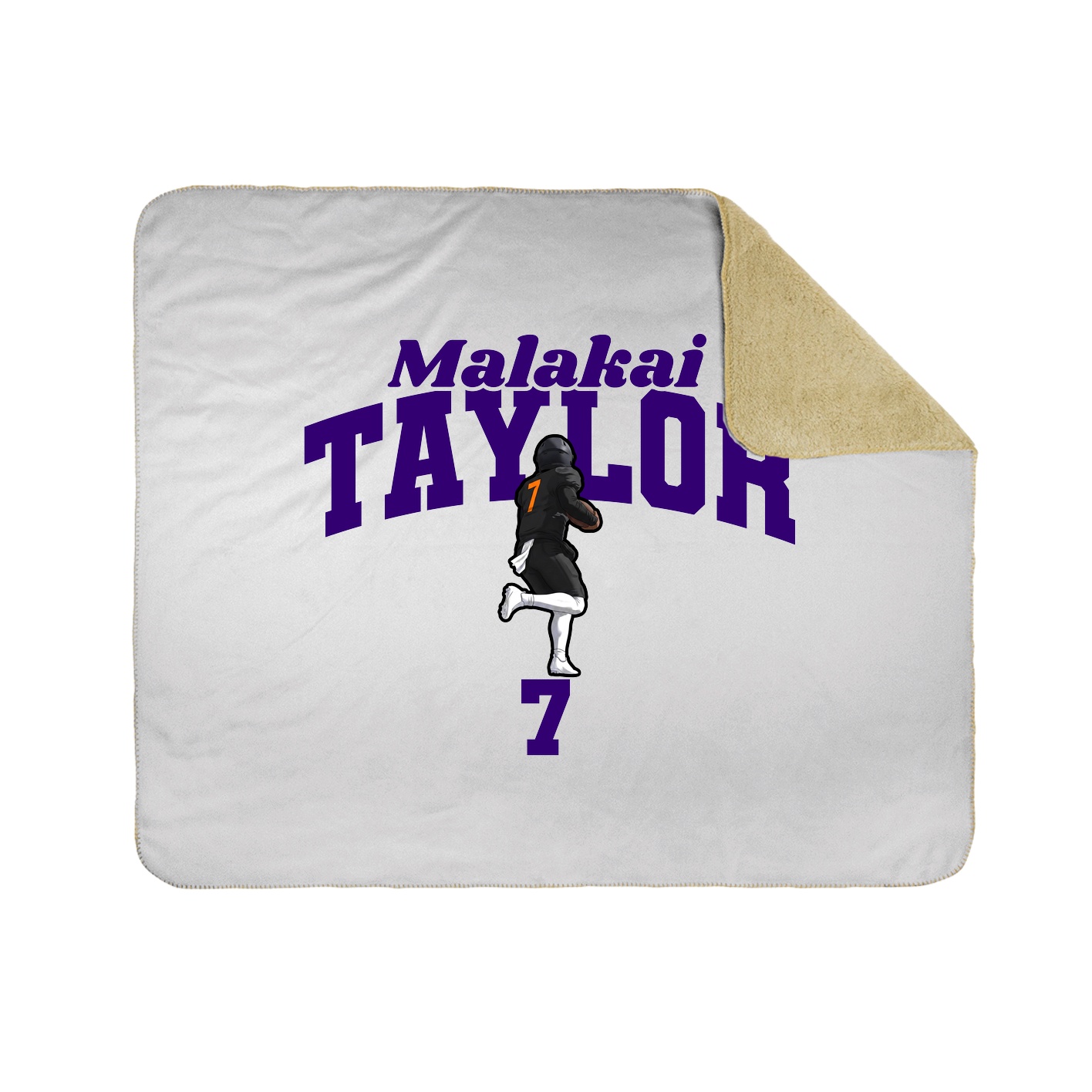 Throw Blanket — Signature Arch in White