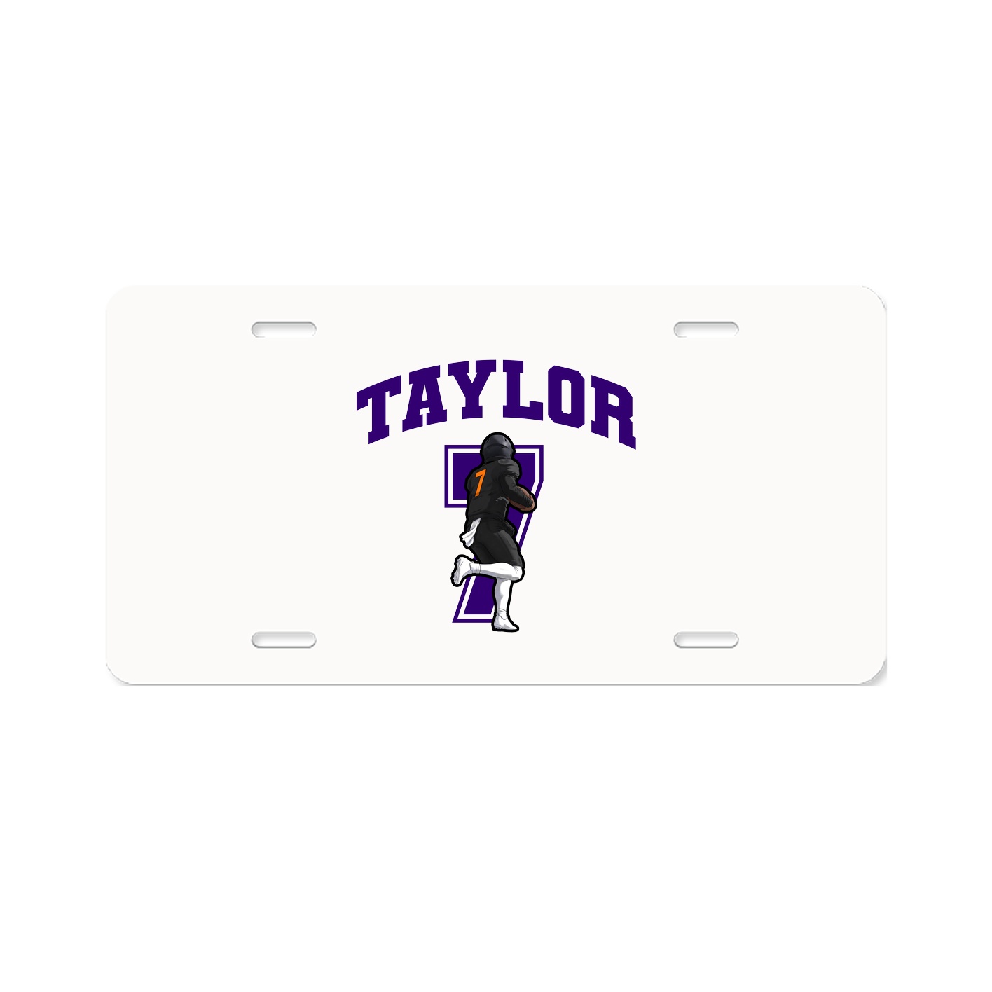License Plate — Number in Classic