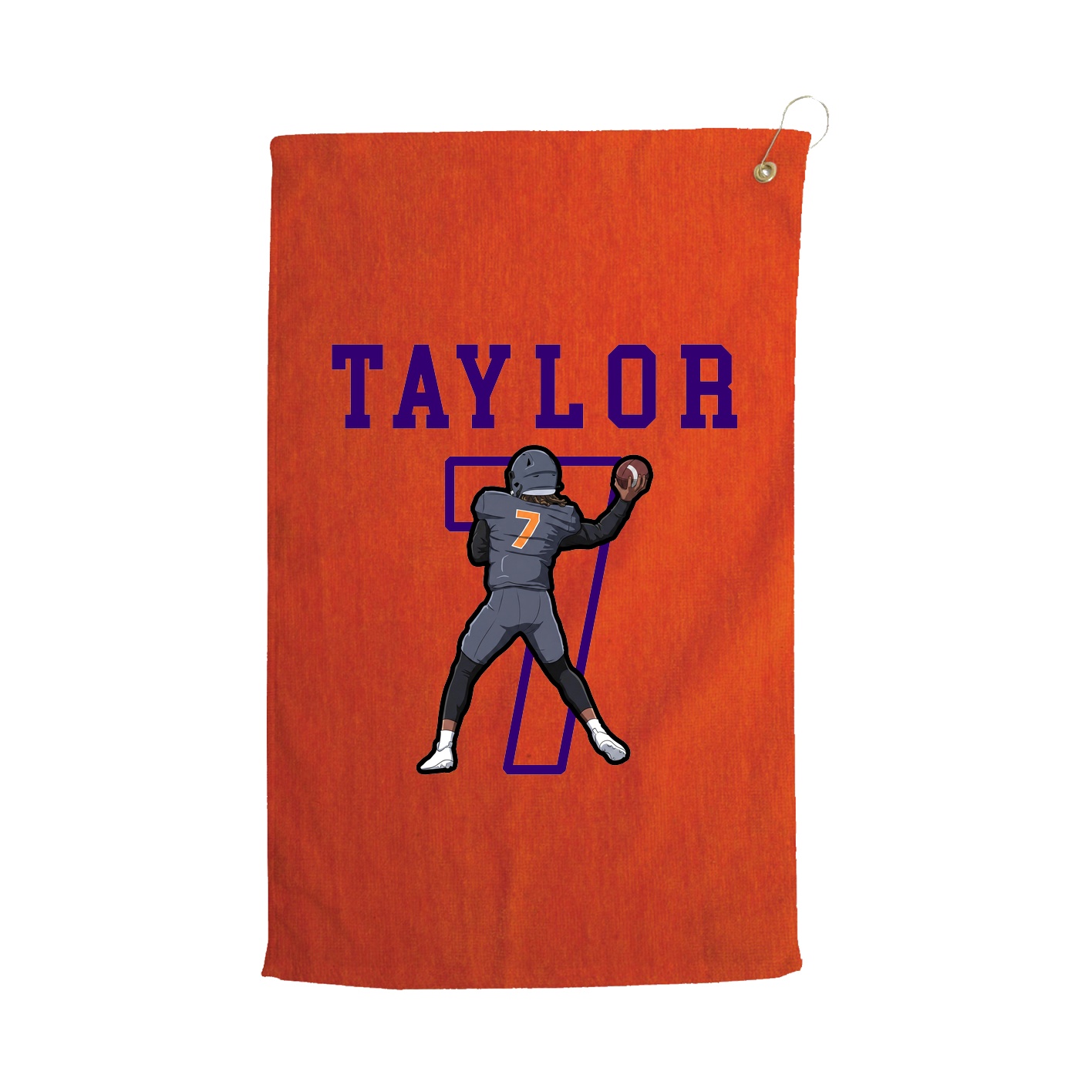 Golf Towel — Shirsey in Orange