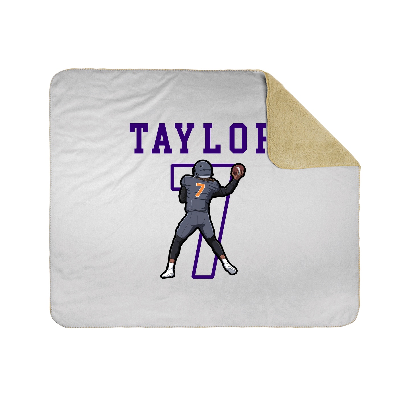 Throw Blanket — Shirsey in White