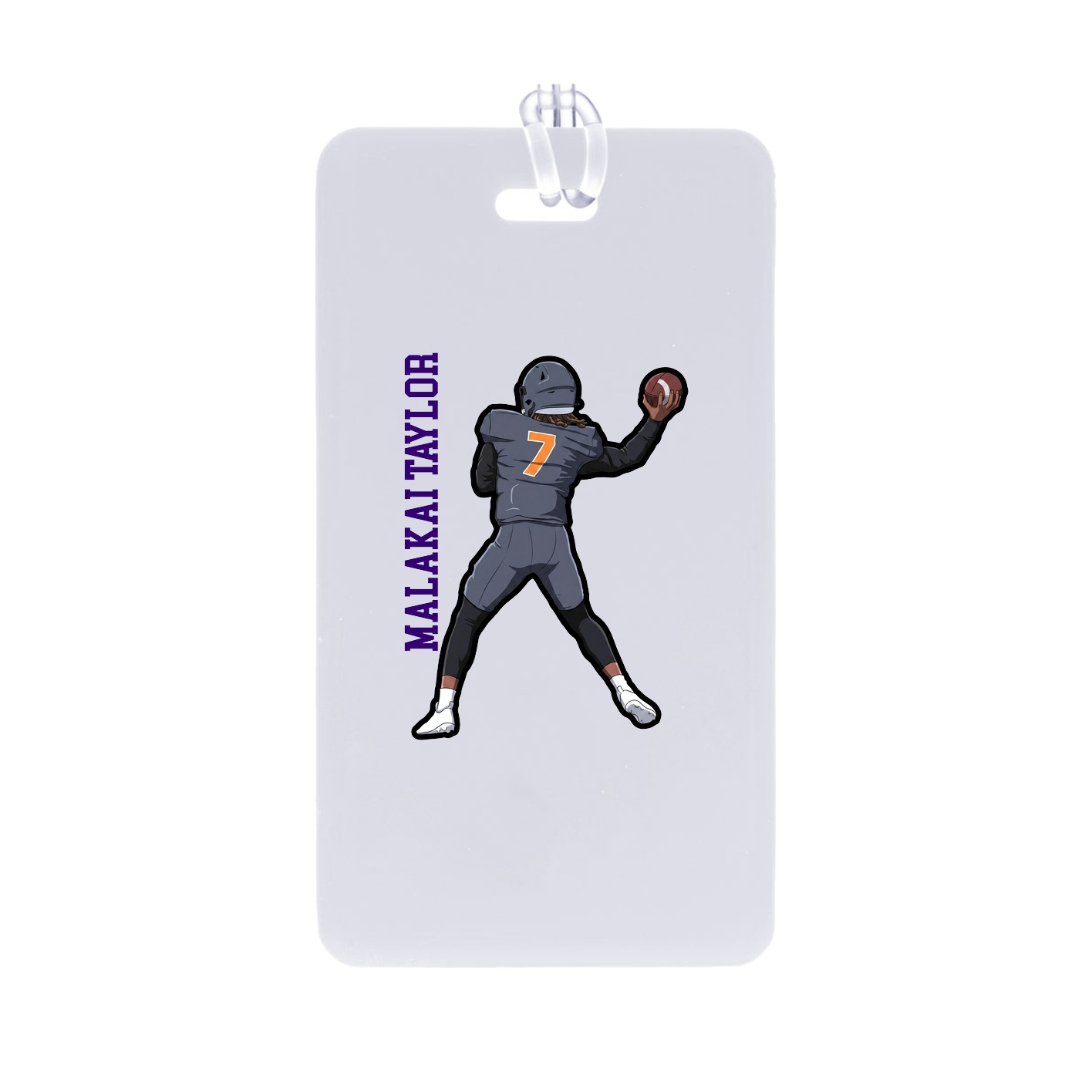Bag Tag — Name Vertical in Classic