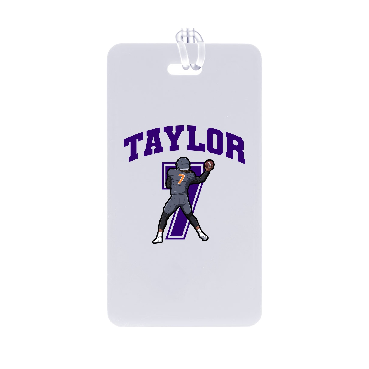Bag Tag — Number in Classic