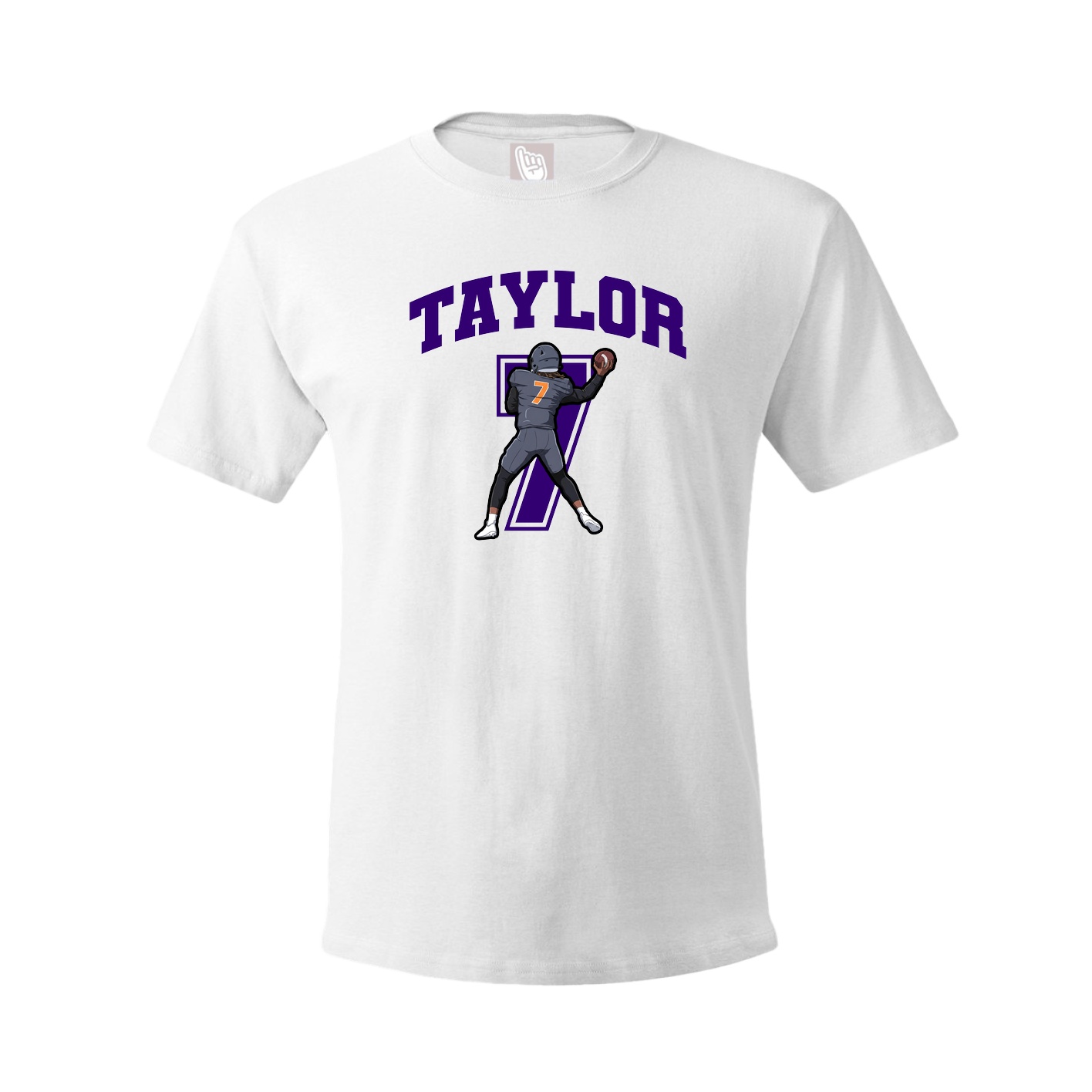 Tee — Number in White