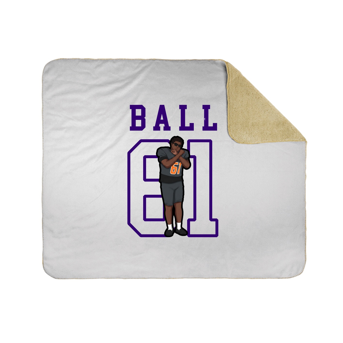 Throw Blanket — Shirsey in White