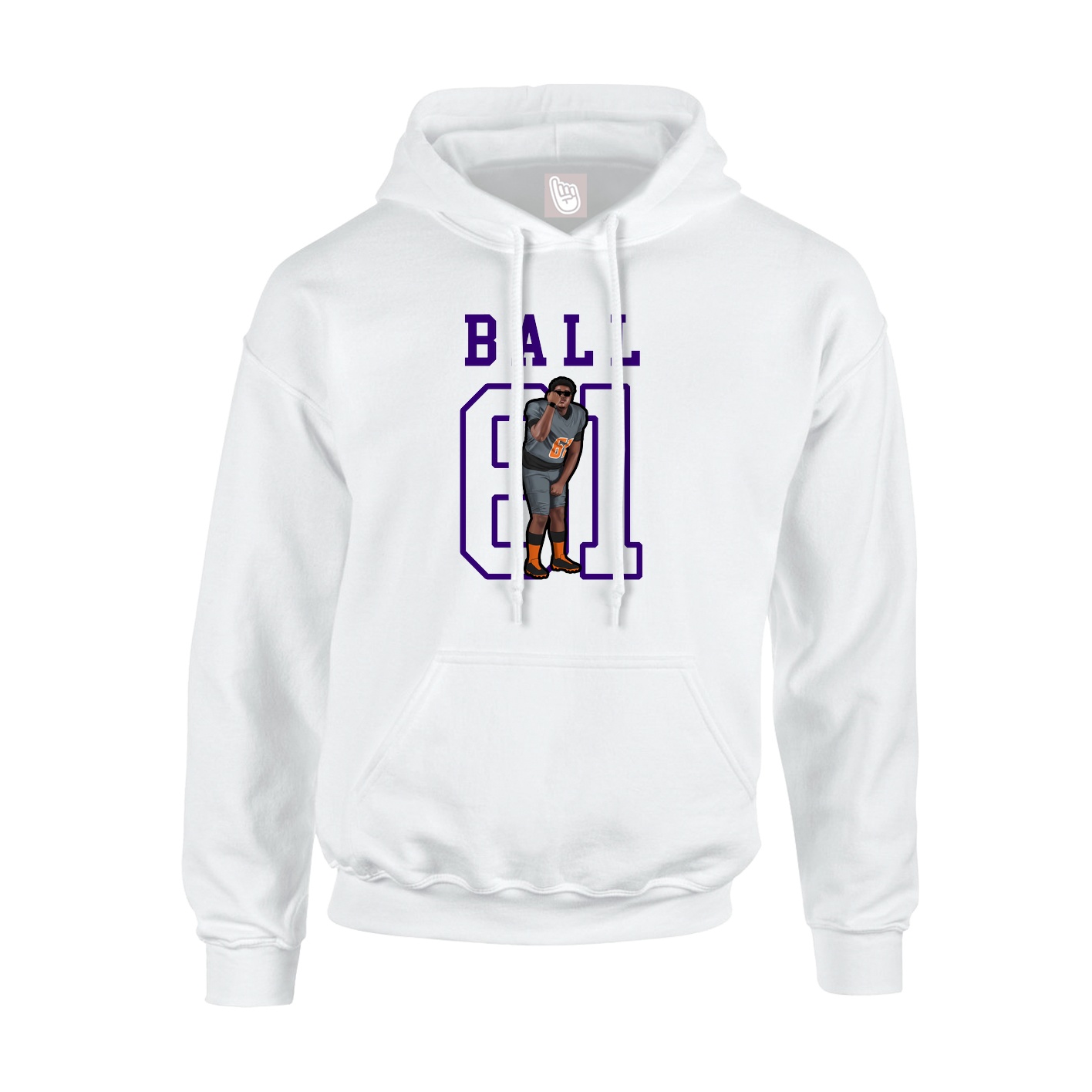 Youth Hoodie — Shirsey in White