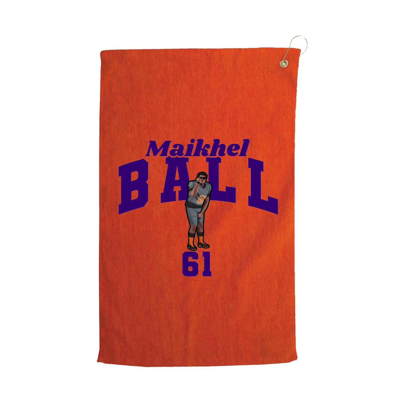 Golf Towel — Signature Arch in Orange