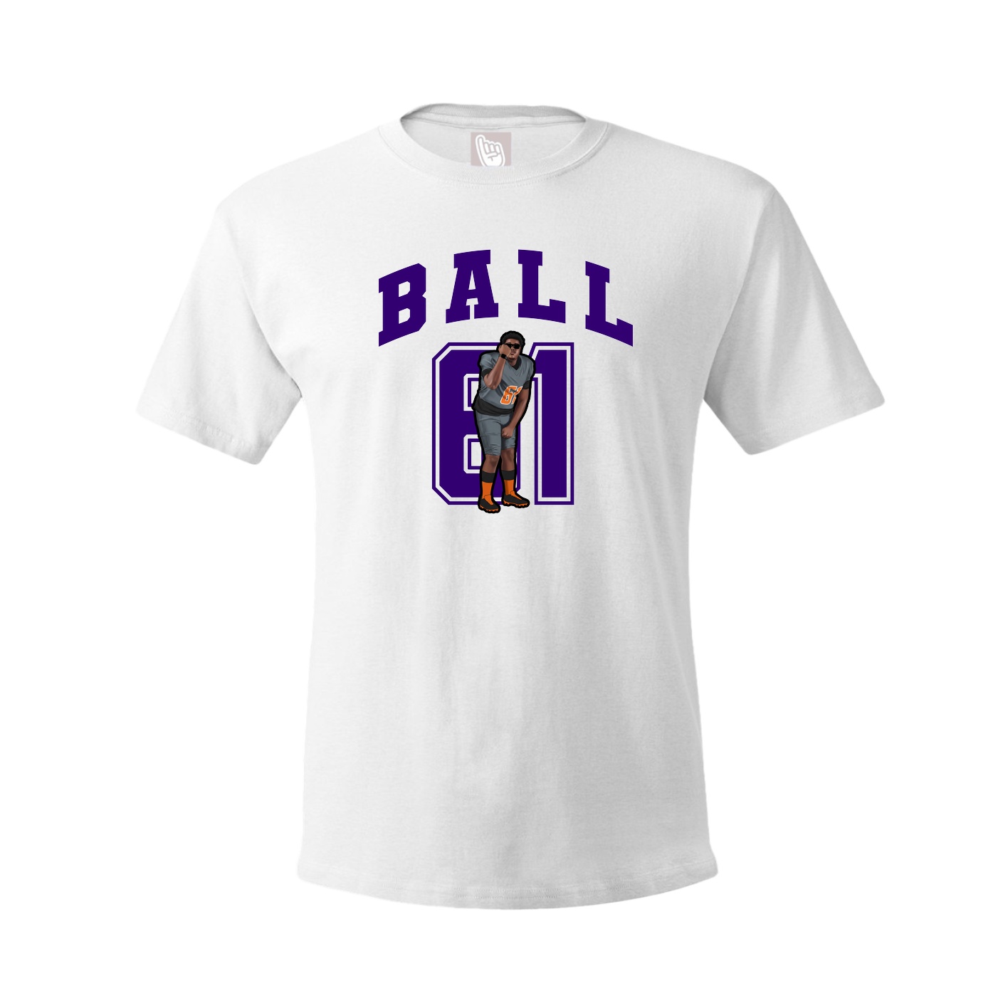 Tee — Number in White