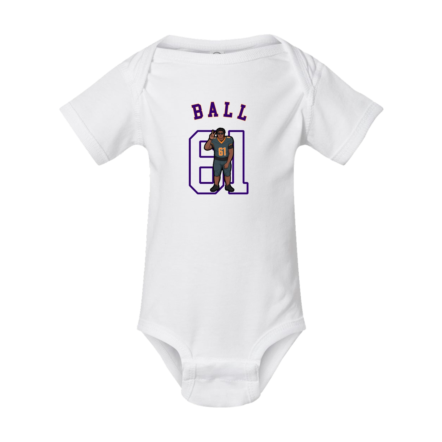 Baby Onesie — Shirsey Arch in White