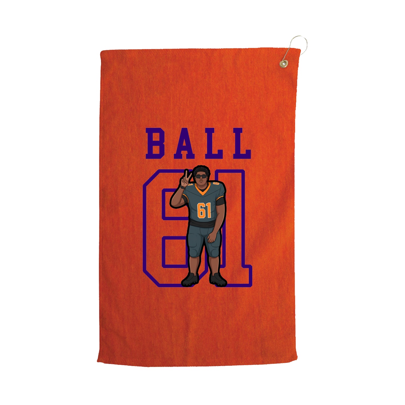 Golf Towel — Shirsey in Orange