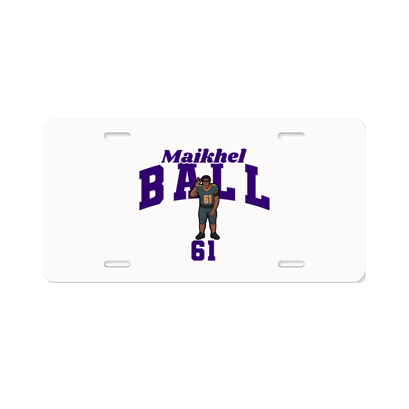 License Plate — Signature Arch in Classic
