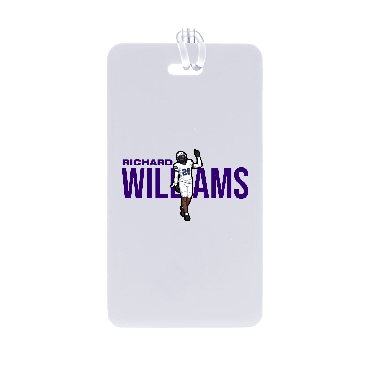 Bag Tag — Player Name in Classic