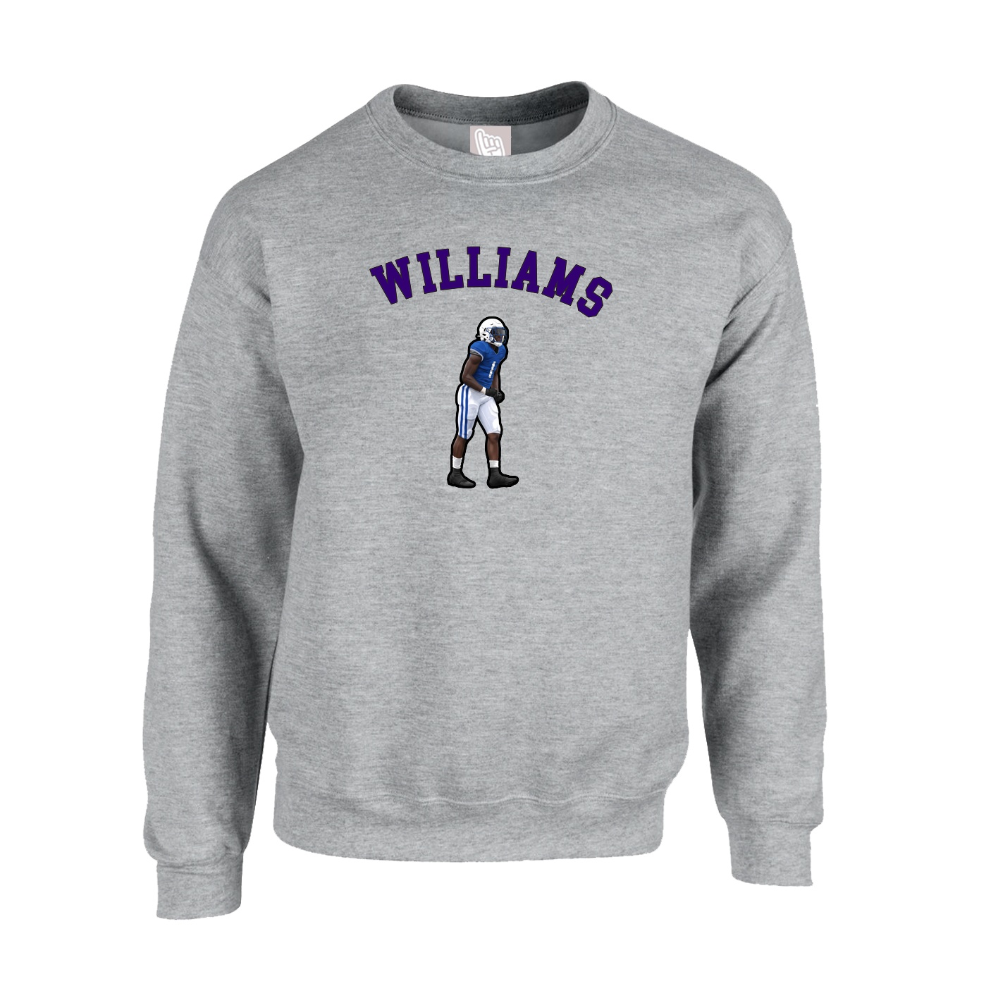 Fleece Crew — Shirsey Arch in Grey