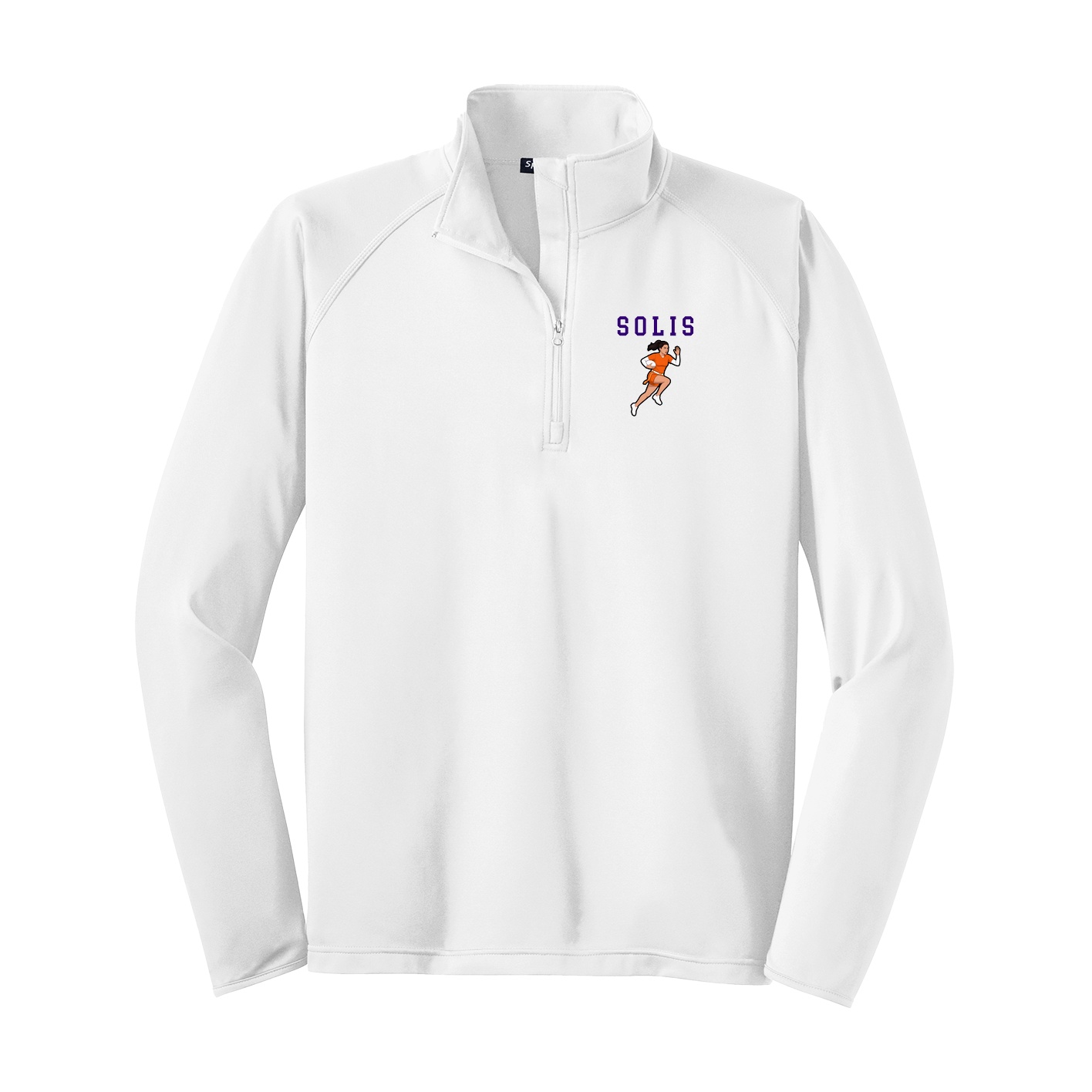 Q-Zip Pullover — Shirsey in White