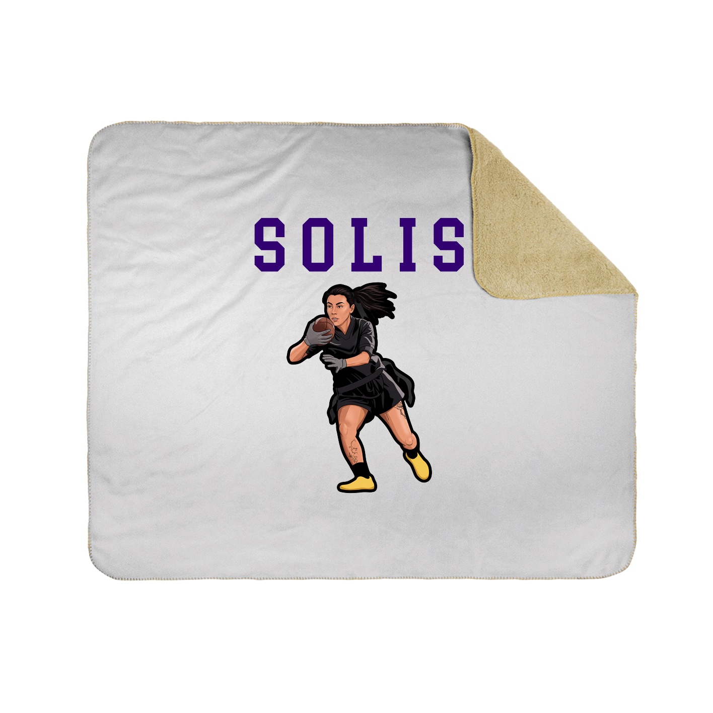 Throw Blanket — Shirsey in White