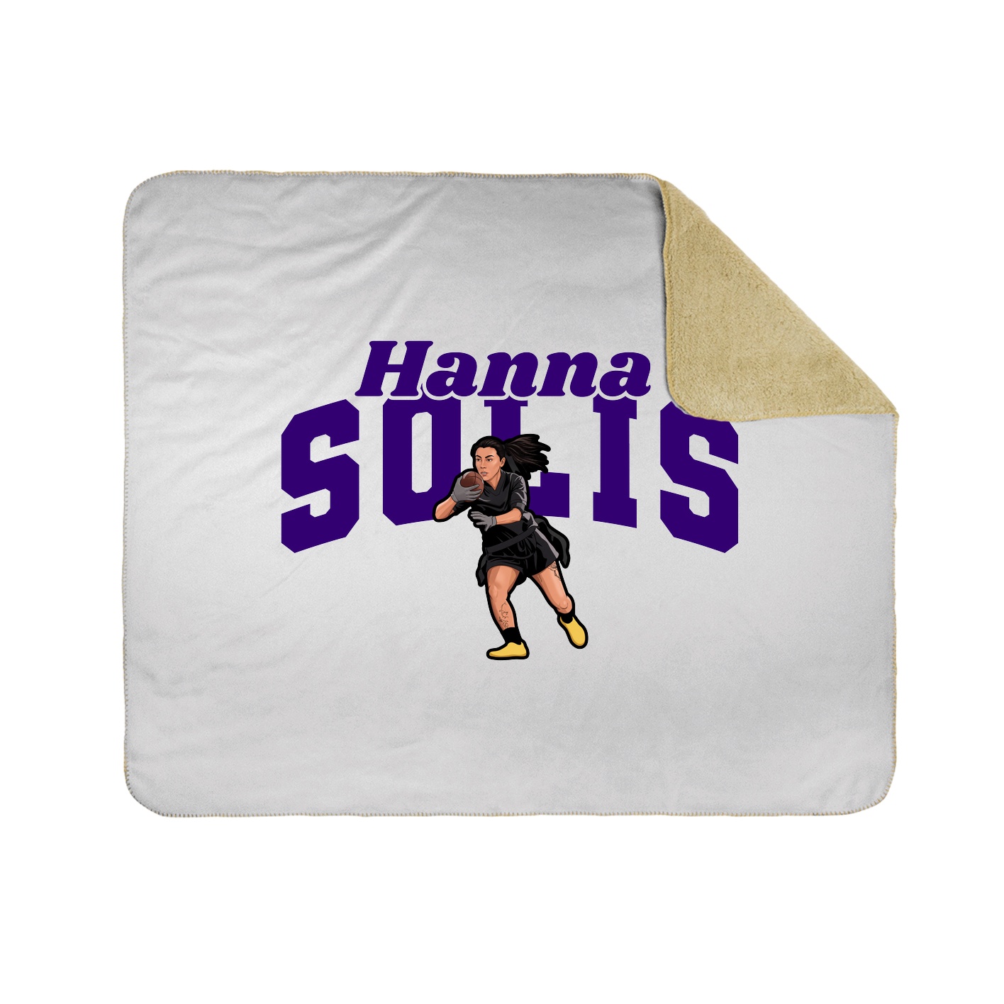 Throw Blanket — Signature Arch in White