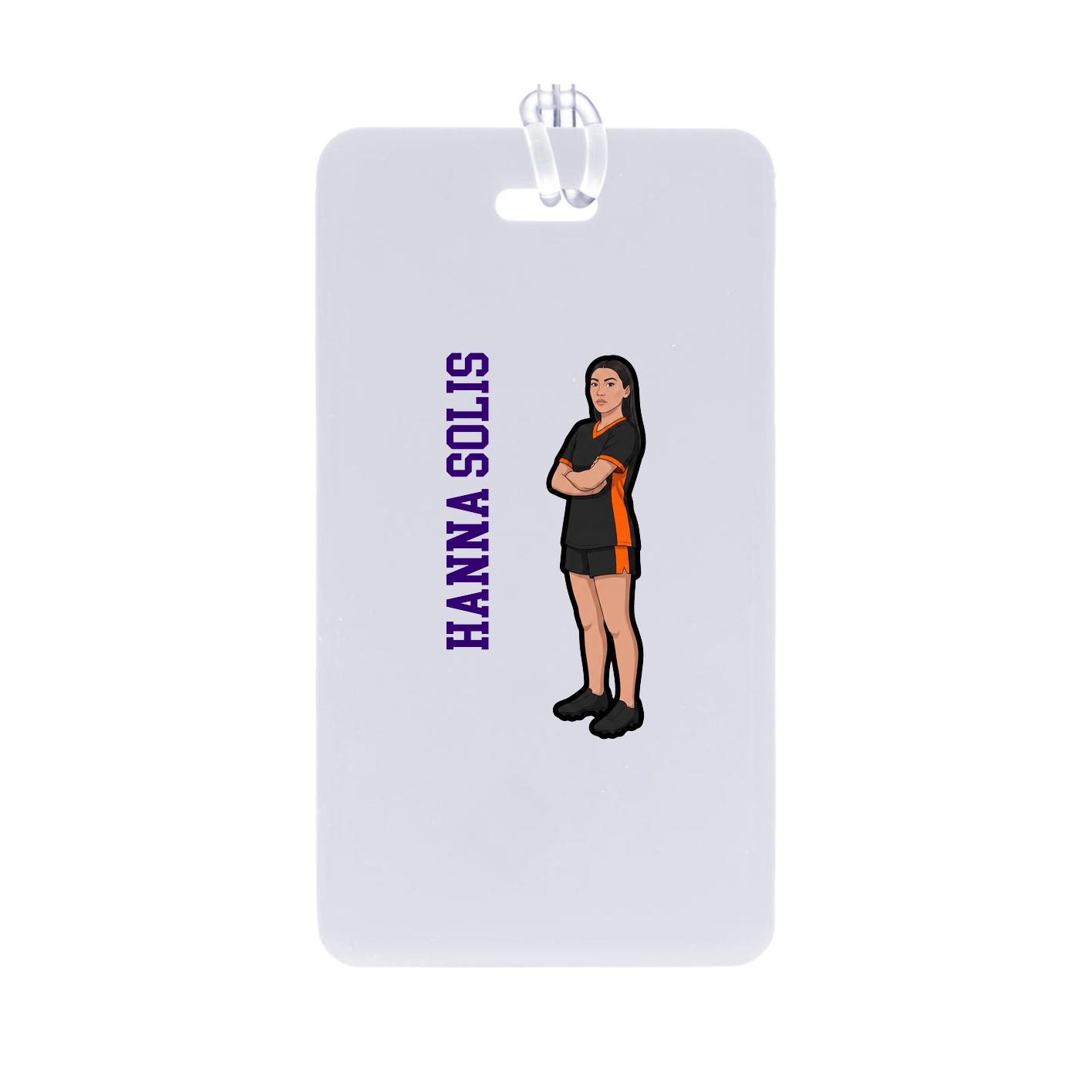 Bag Tag — Name Vertical in Classic
