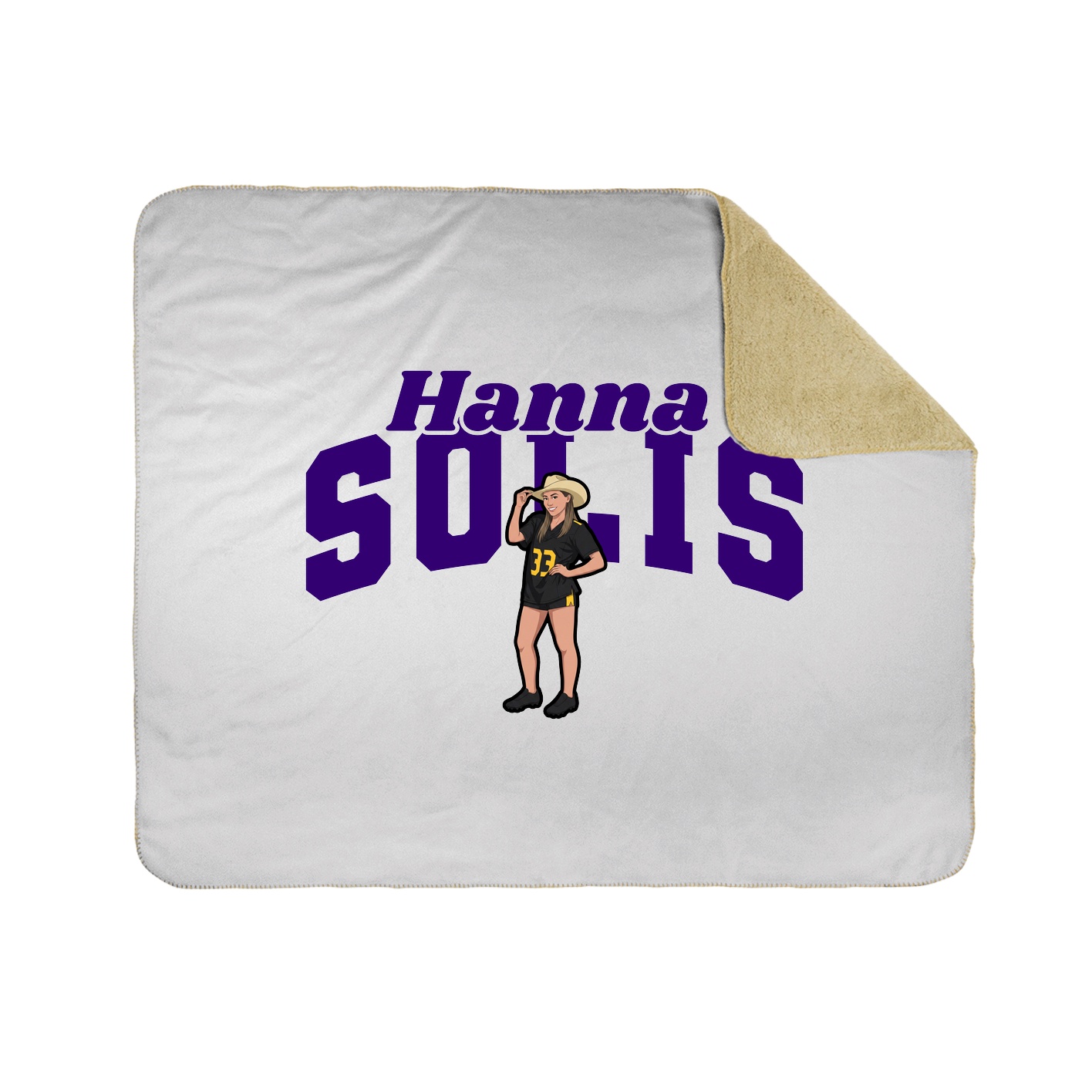 Throw Blanket — Signature Arch in White