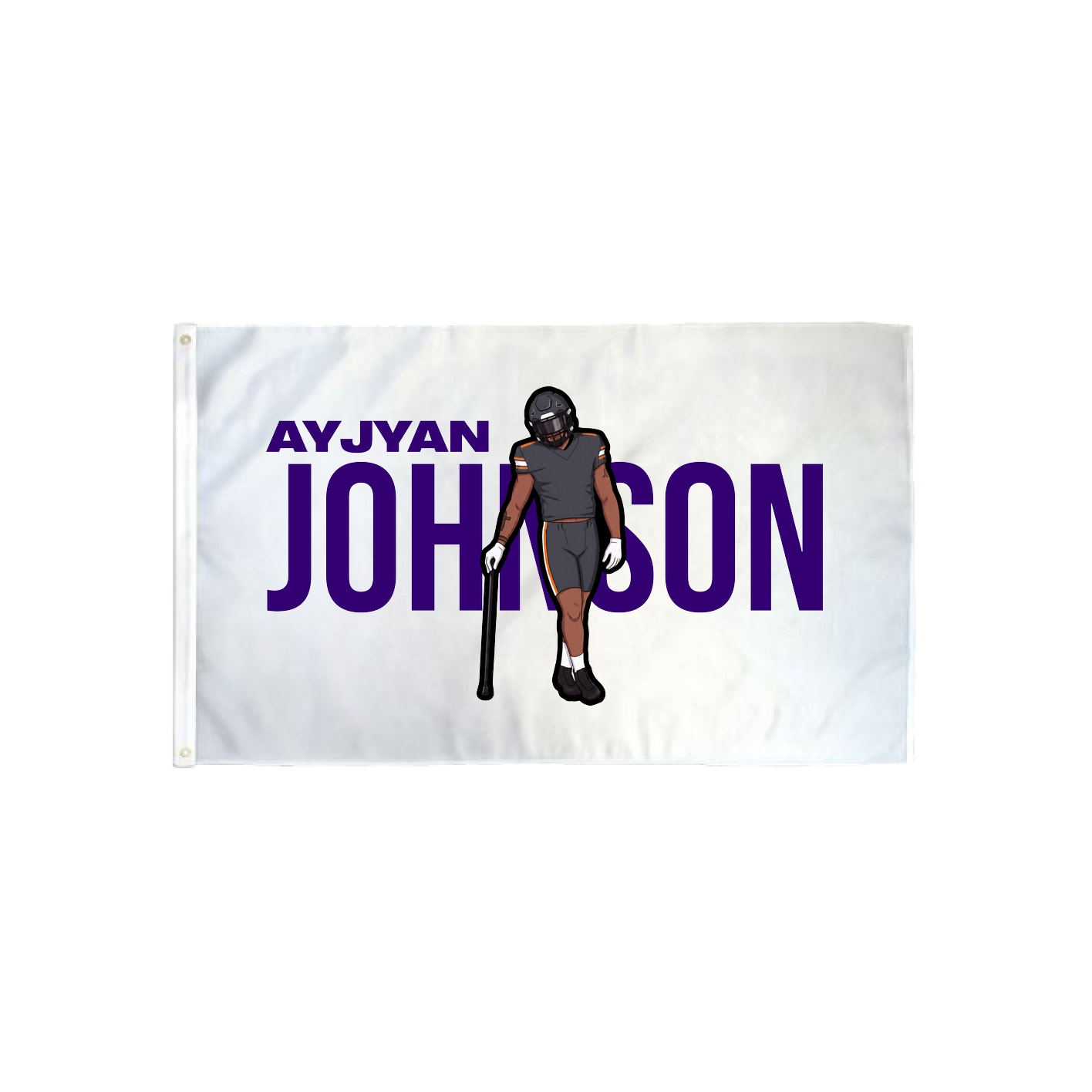 3x5 Flag — Player Name in Classic