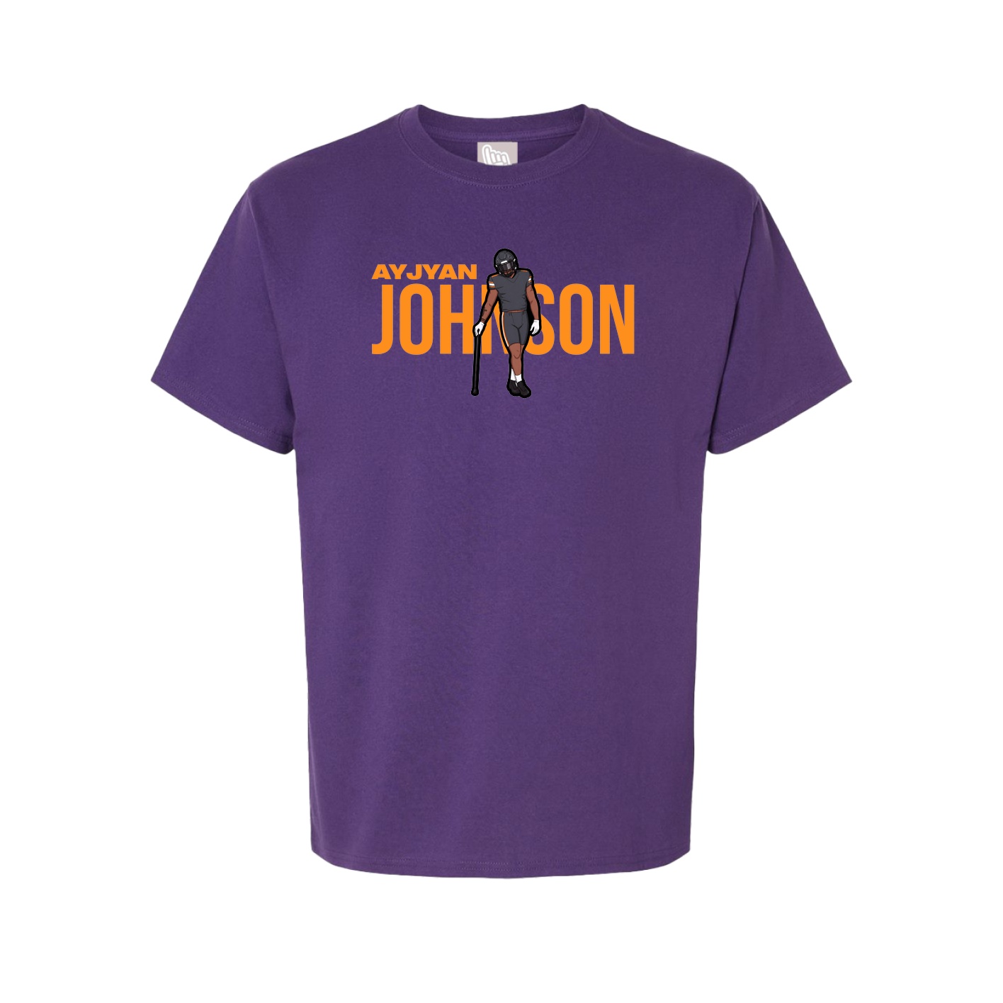 Youth Tee — Player Name in Purple