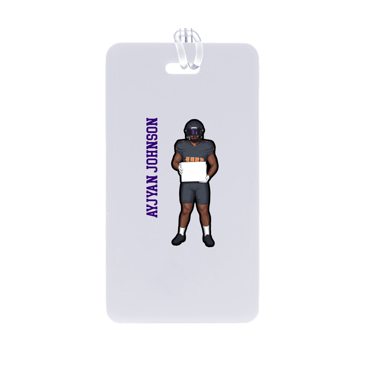 Bag Tag — Name Vertical in Classic