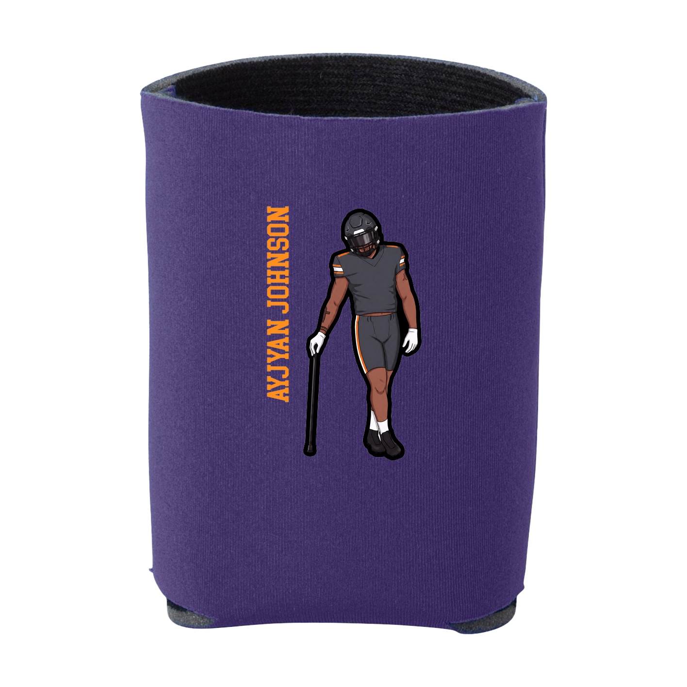 Can Holder — Name Vertical in Purple