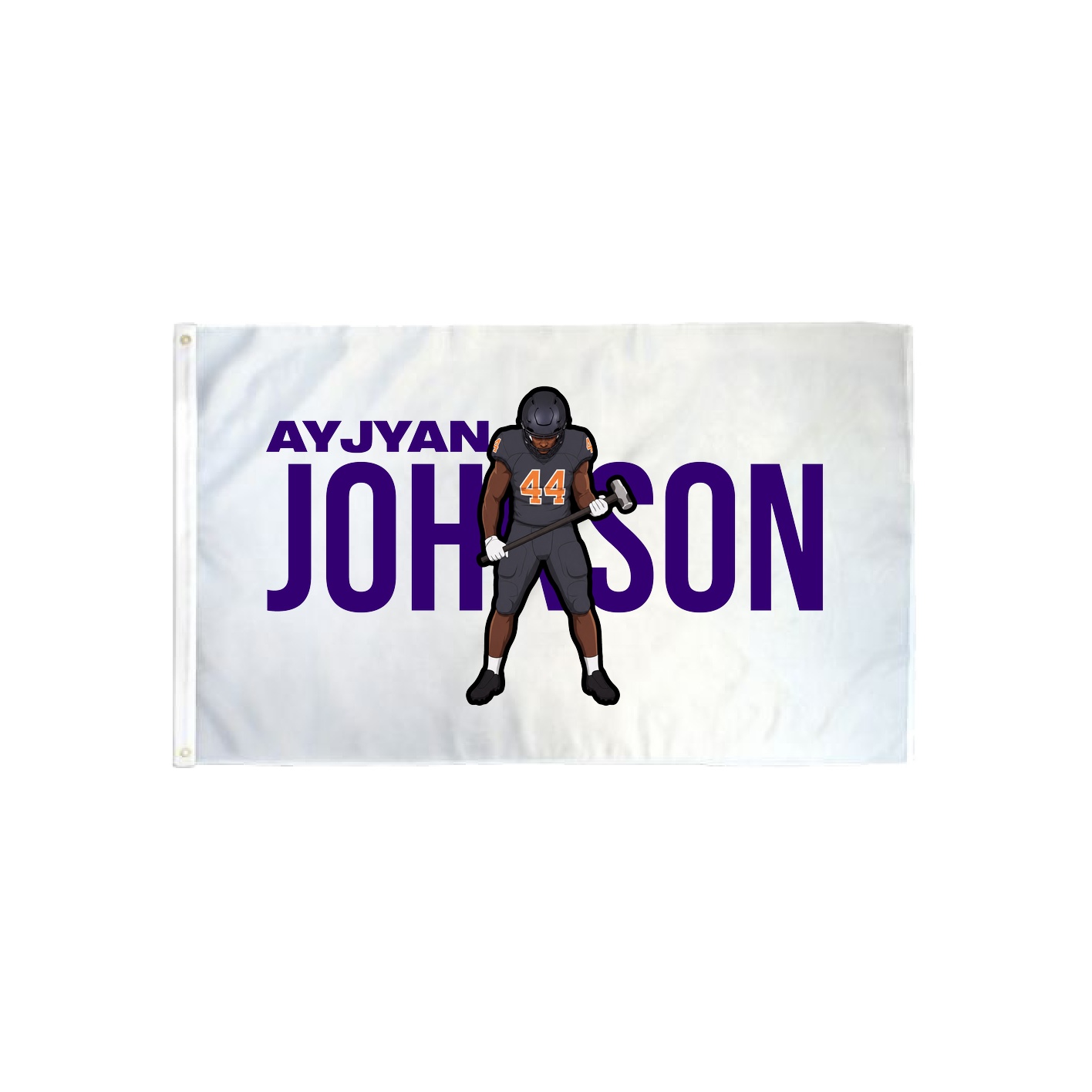 3x5 Flag — Player Name in Classic