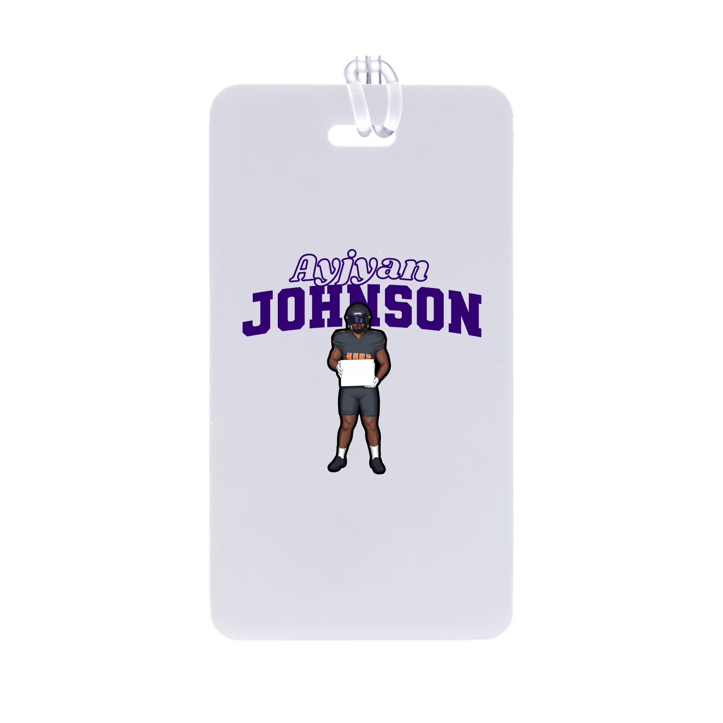 Bag Tag — Name Arch in Classic