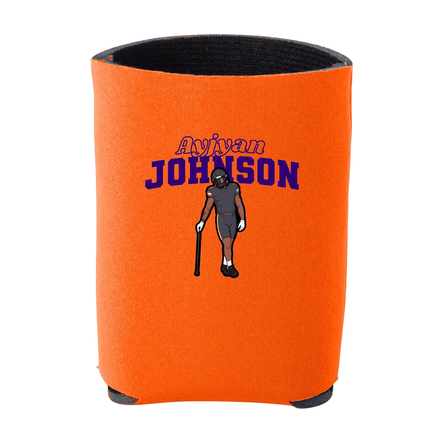 Can Holder — Name Arch in Orange
