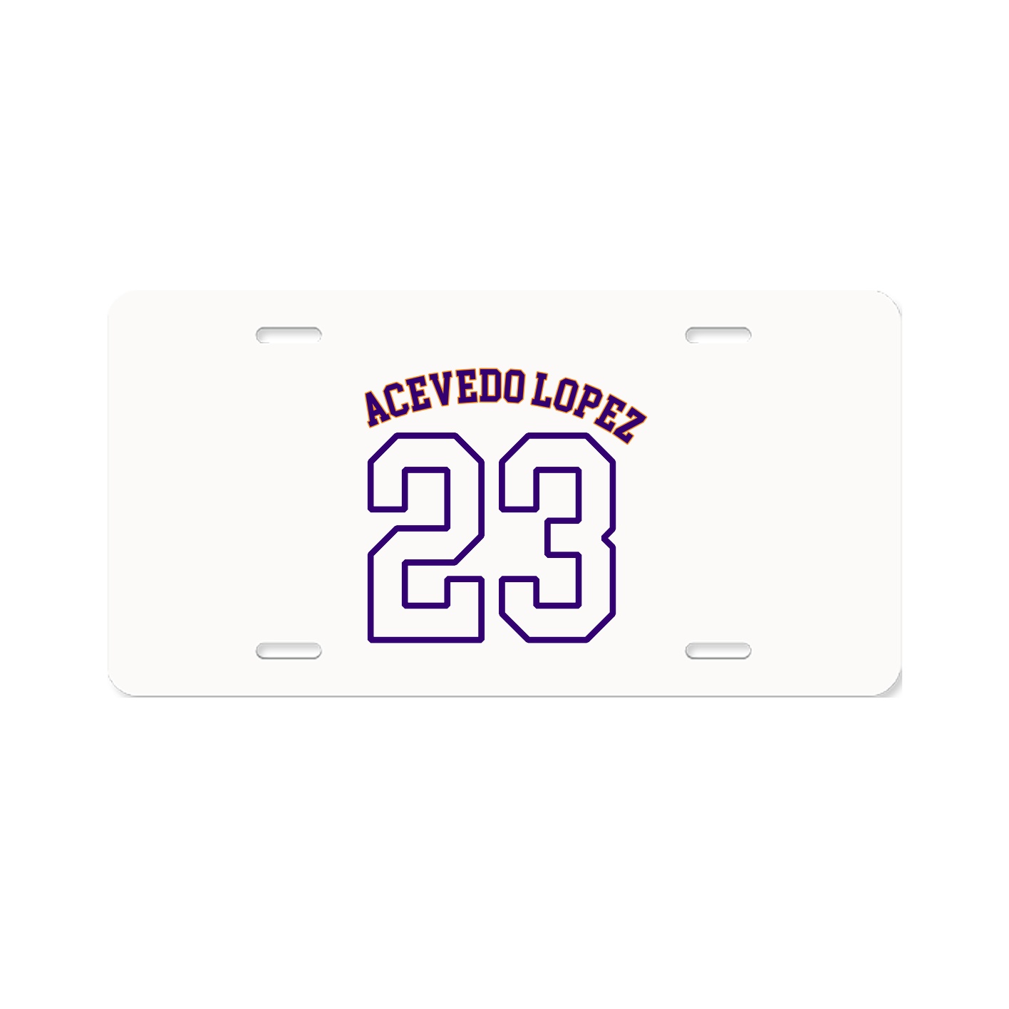 License Plate — Shirsey Arch in Classic