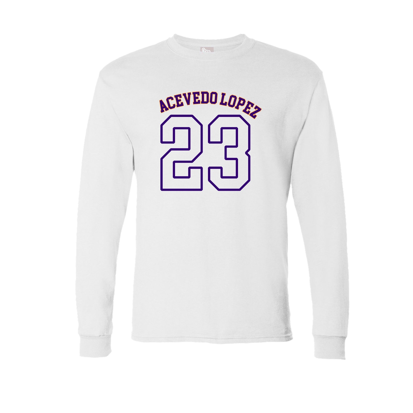 Long Sleeve Tee — Shirsey Arch in White