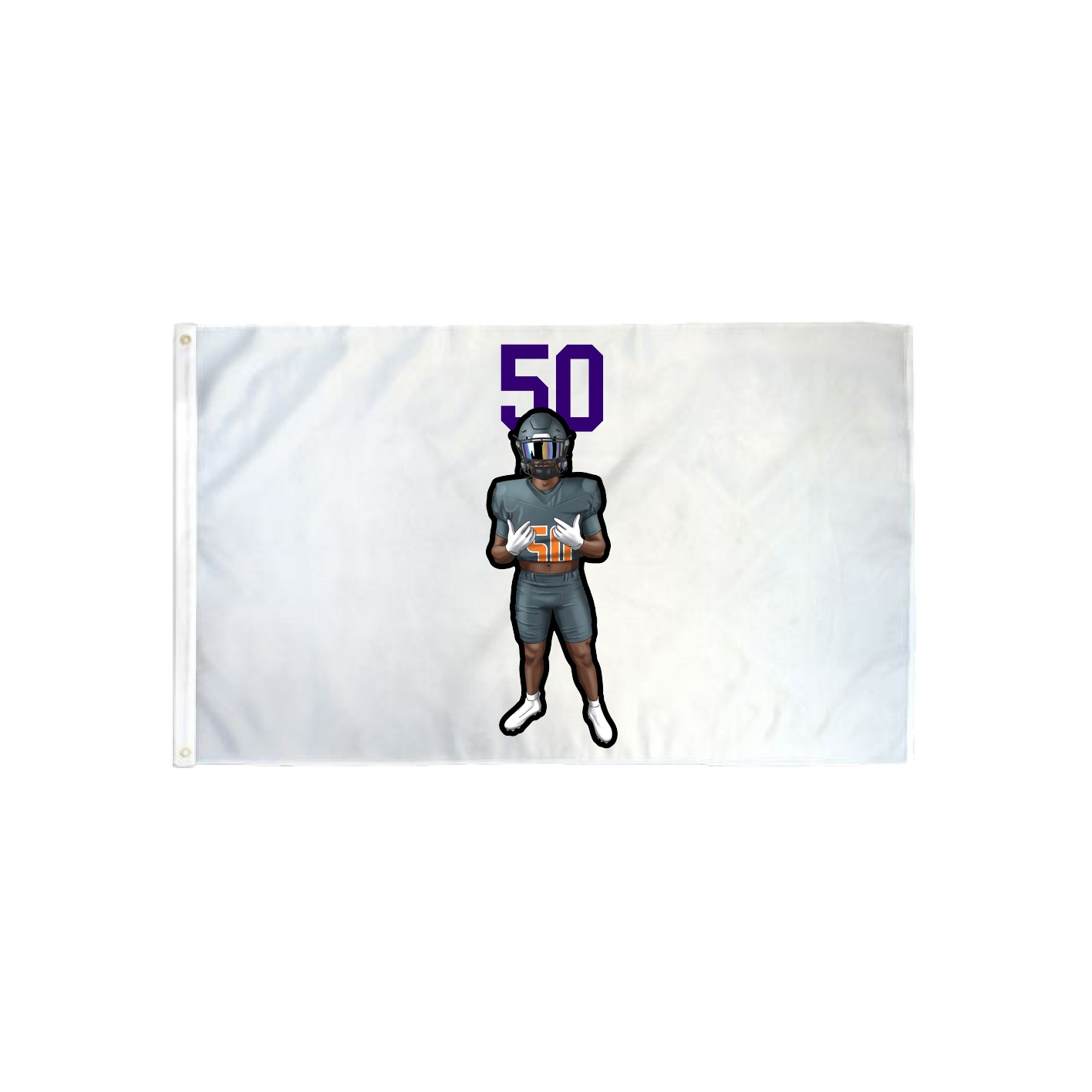 3x5 Flag — Number Top in Classic