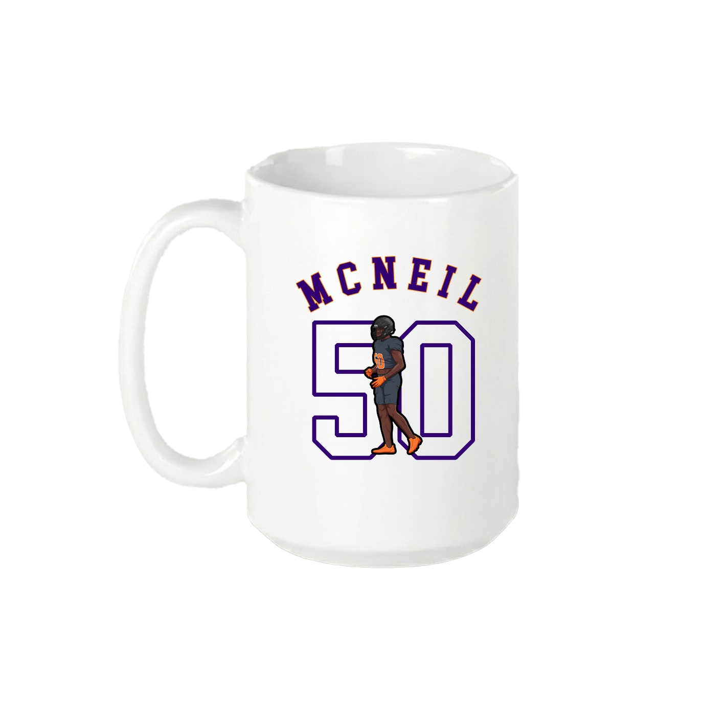 15oz Coffee Mug — Shirsey Arch in White