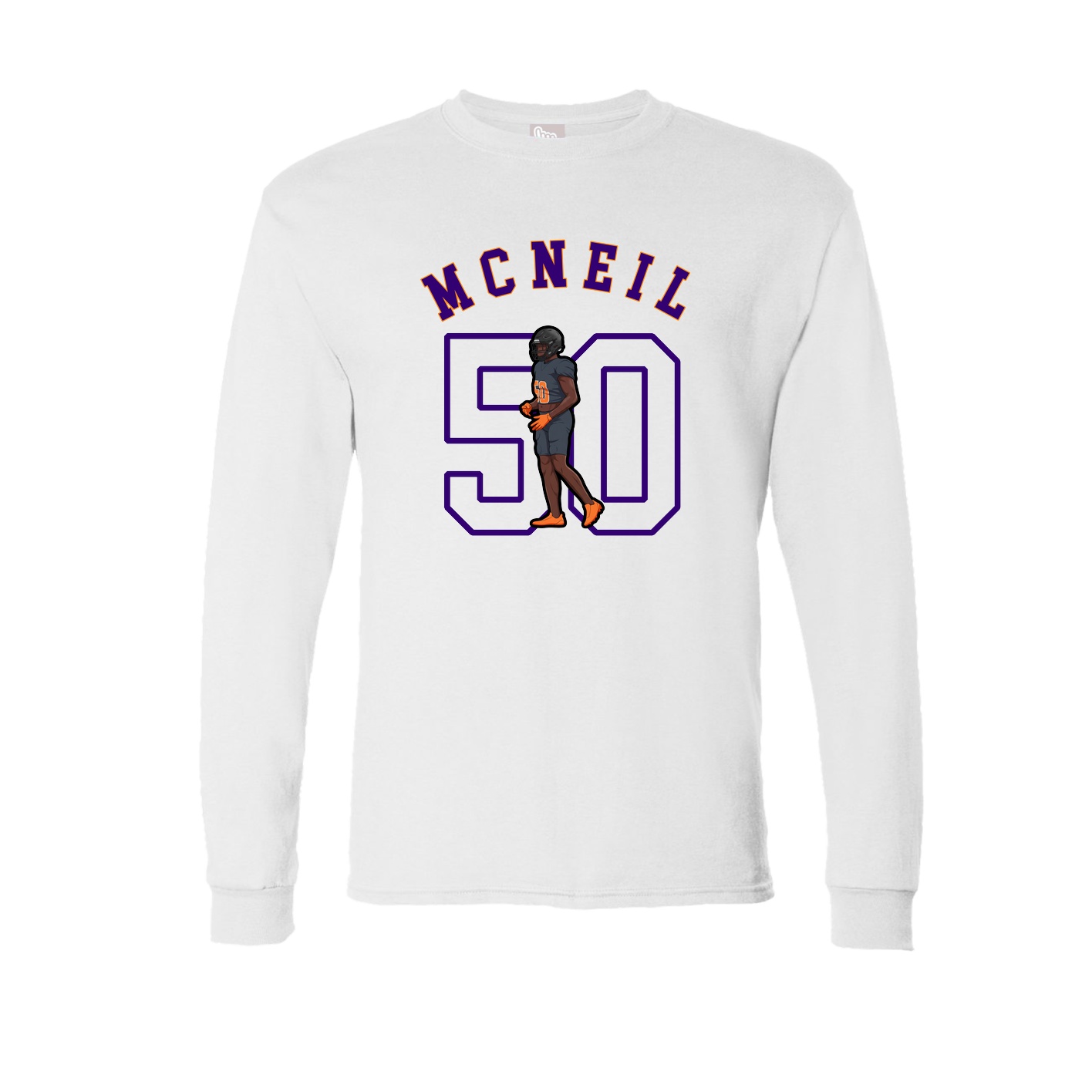 Long Sleeve Tee — Shirsey Arch in White