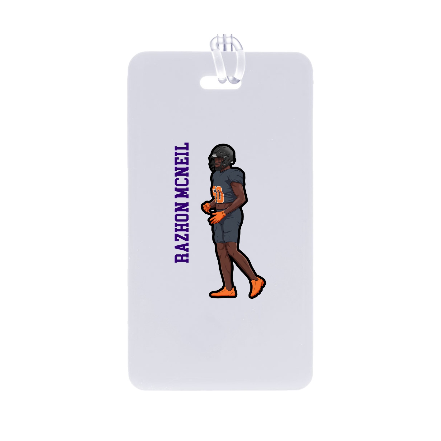 Bag Tag — Name Vertical in Classic
