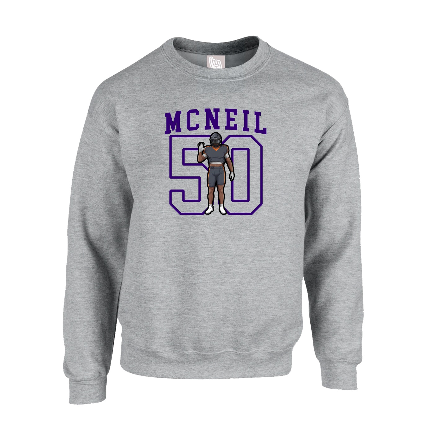 Fleece Crew — Shirsey in Grey