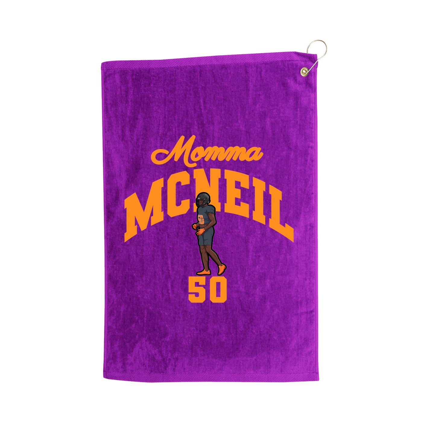 Golf Towel — Mothers Day Arch in Purple