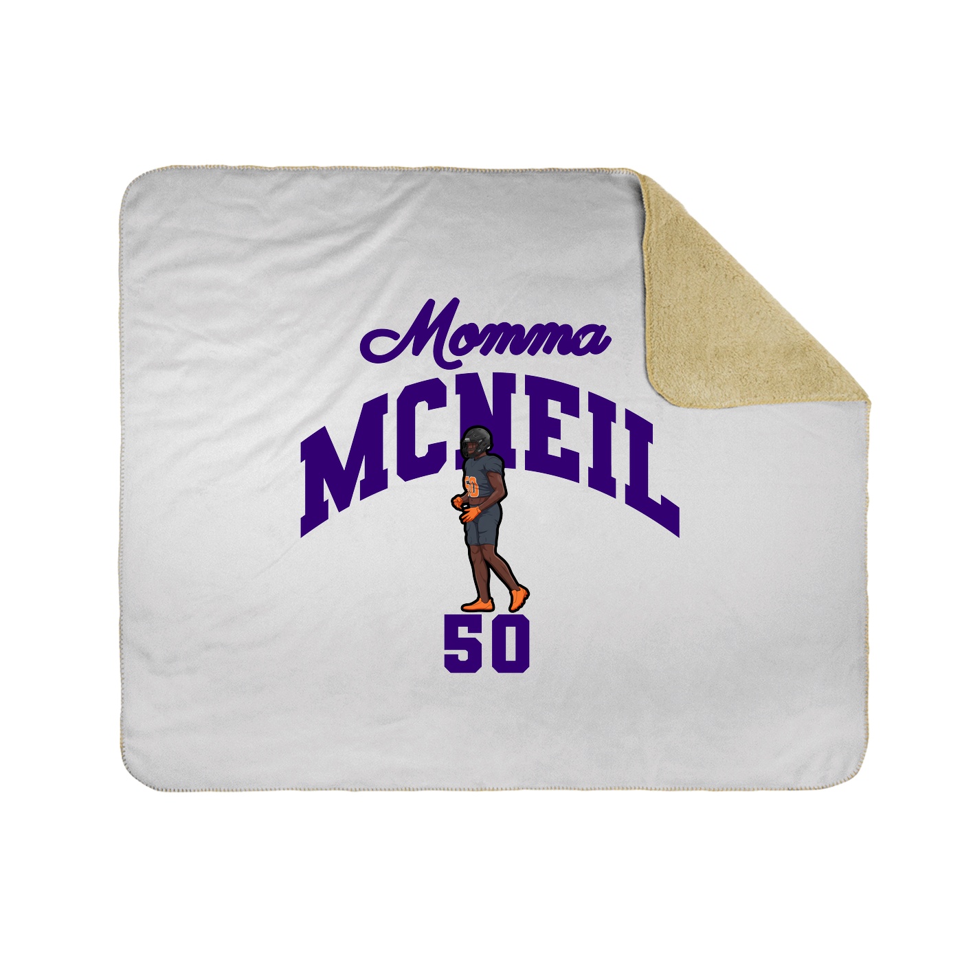 Throw Blanket — Mothers Day Arch in White