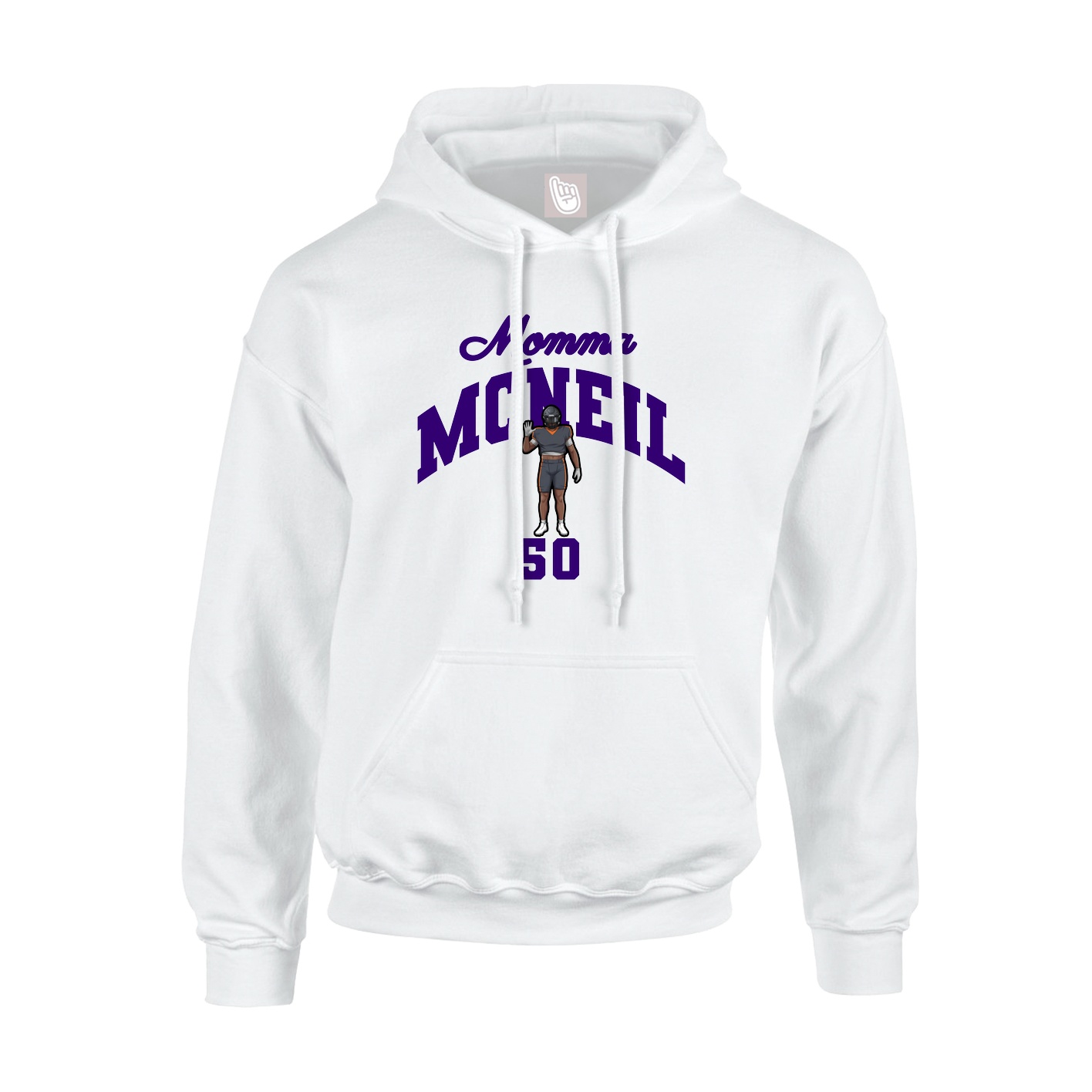 Hoodie — Mothers Day Arch in White