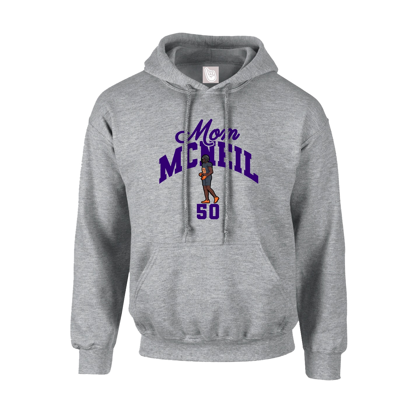 Youth Hoodie — Mothers Day Arch in Grey