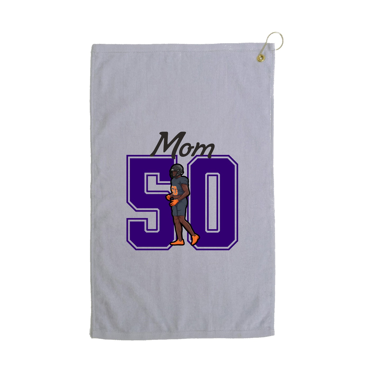 Golf Towel — Mothers Day Shirsey in Grey